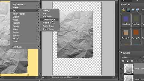 How To Wrinkle Your Digital Papers with Photoshop Elements 6.0