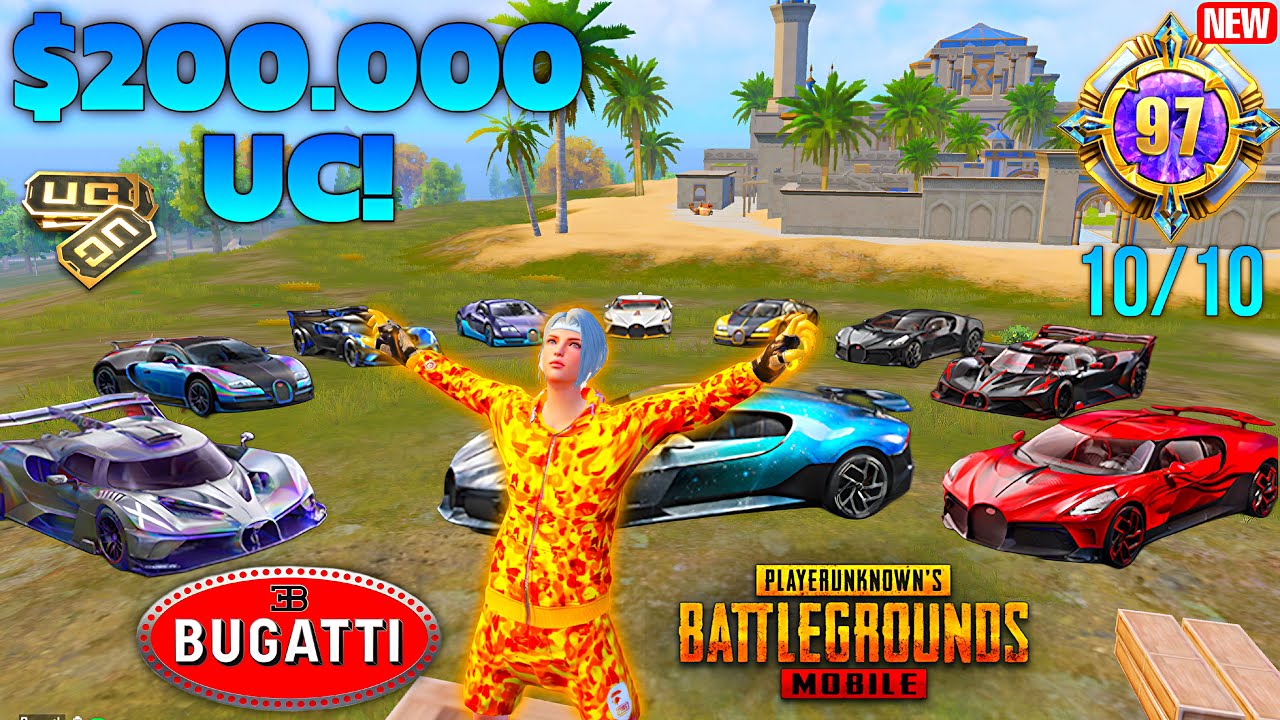$200.000 UC!😱 I PLAYED With NEW BUGATTI CARS😍 38 + 31 + 36 KILLS GAMEPLAYS🔥 SAMSUNG,A7,A8,XS,A3,A6