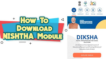 How to download Nishtha Module [English Version ] ,Step By Step Process