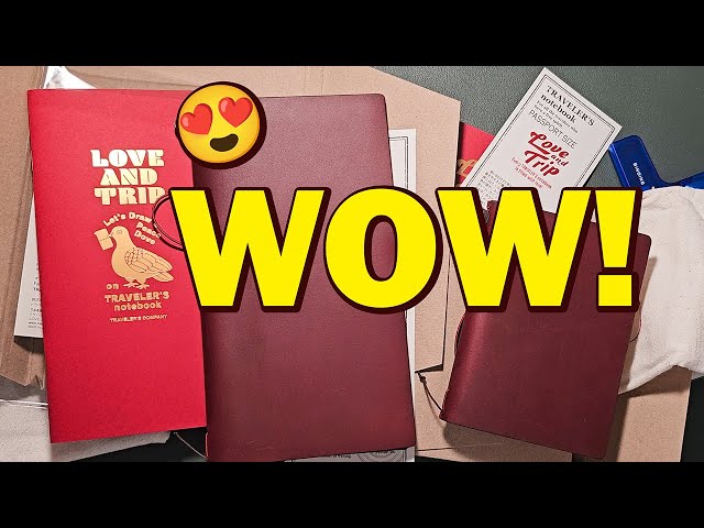 The NEW Traveler's Company Limited Edition Notebook Love and Trip