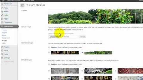 Change Header Image in Wordpress 3.3