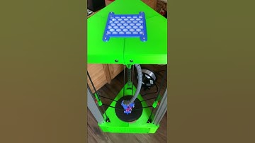 Kossel based self made delta printer in action