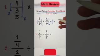 How to simplify complex fractions #math #mathematics #mathstricks #maths #mathhacks