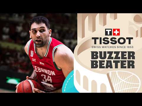 Gerard Hadidian ๐ฑ๐ง | ๐จ TISSOT Buzzer Beater | FIBA Basketball World Cup 2027 Asian Qualifiers