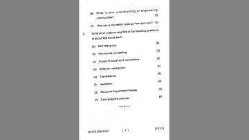 BSWE 006  IGNOU December 2019 Question