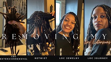REMOVING MY LOC EXTENSION AFTER 7 MONTHS | BIG CHOP | LOC JOURNEY | LOCE EXTENSIONS