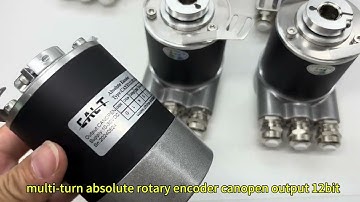 Estonia customer purchase calt multi-turn absolute encoder canopen output #https://caltsensor.com/