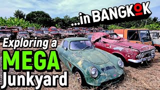 Exploring a Mega Junkyard in BANGKOK (Vintage Car Heaven!)