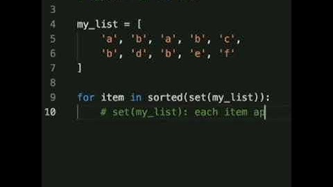 In Python Program Take a list and for each item in it, prints the number of occurrences.