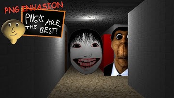 PNG INVASION // Nextbots at Baldi