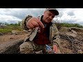 Рыбалка на окуня в холодный июньский день /Ловим окуня на спиннинг на каменных развалинах / Грибалка