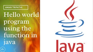 HELLO WORLD ! PROGRAM IN JAVA USING FUNCTION