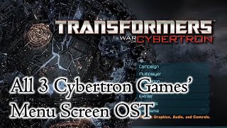 Download lagu Menu Screen OSTs - Transformers War For Cybertron, Fall Of Cybertron, and Rise Of The Dark Spark