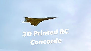 Fully 3d Printed Concorde!