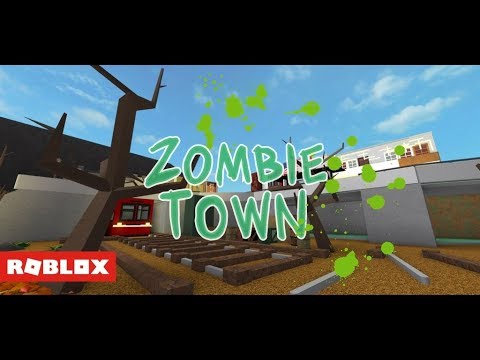 Welcome To Bloxburg Zombie Town W Train Stations Youtube - zombies in town of robloxia roblox