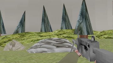 old fps game in blender