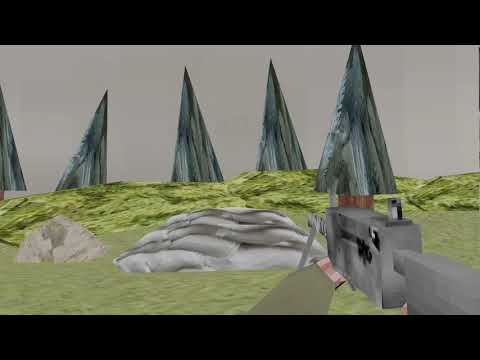 old fps game in blender