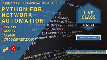 LIVE#1 Python Network Automation? | Starting new Online Instructor-led Batch | Admission started