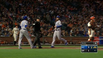 KC@SF: Escobar lines a two-run double down the line