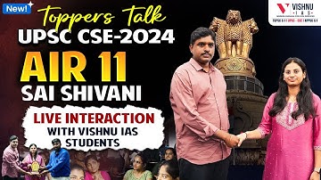 AIR 11 Sai Shivani Shares UPSC Preparation Secrets | Interactive Session with Students #upsctopper