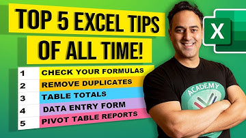 Top 5 Microsoft Excel Tips and Tricks (OF ALL TIME) - Excel Beginners to Advanced