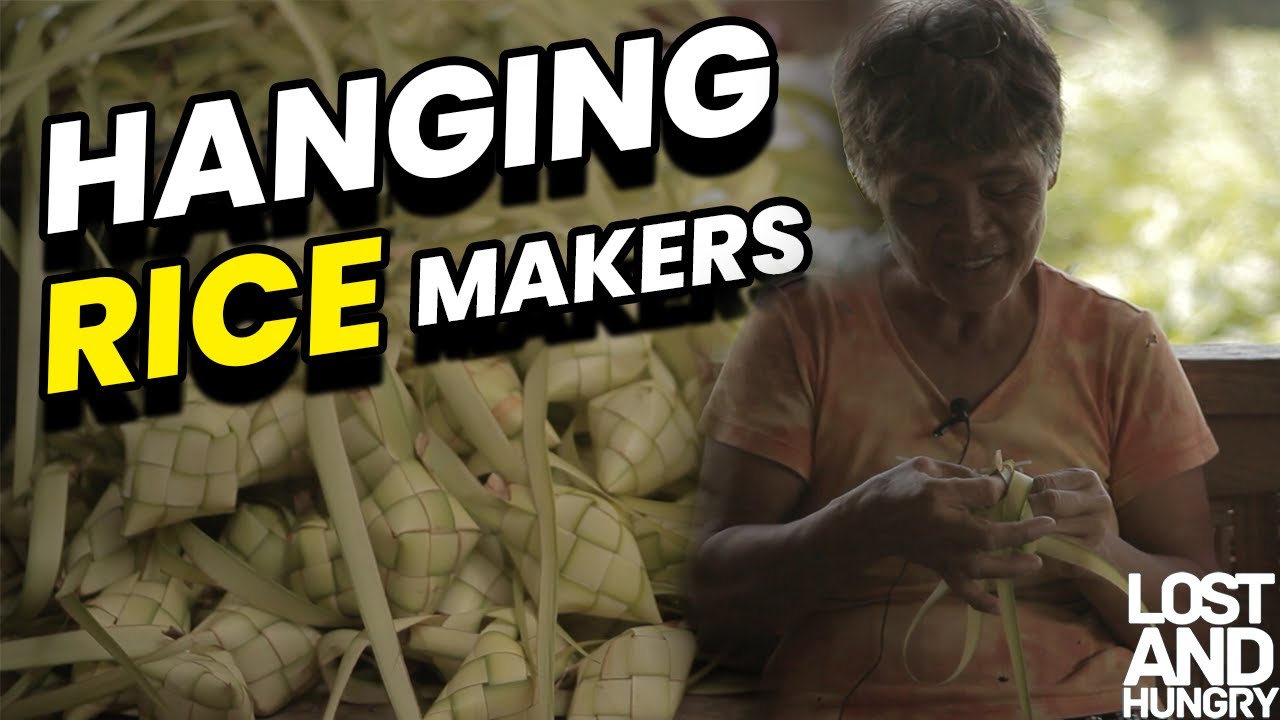 Hanged Rice The Hanging Rice Of The Philippines Or Known As Puso #streetfood # ...