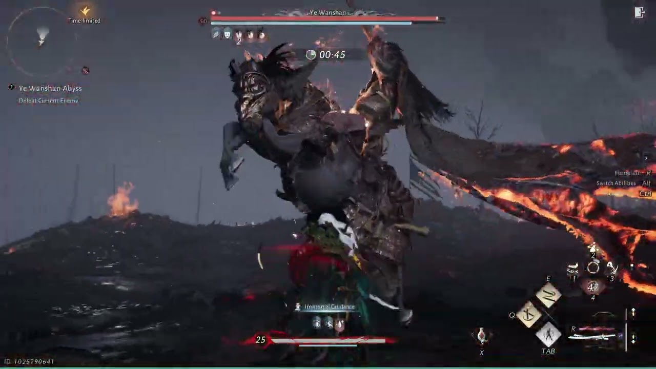 Where Winds Meet Ye Wanshan not hit on legend