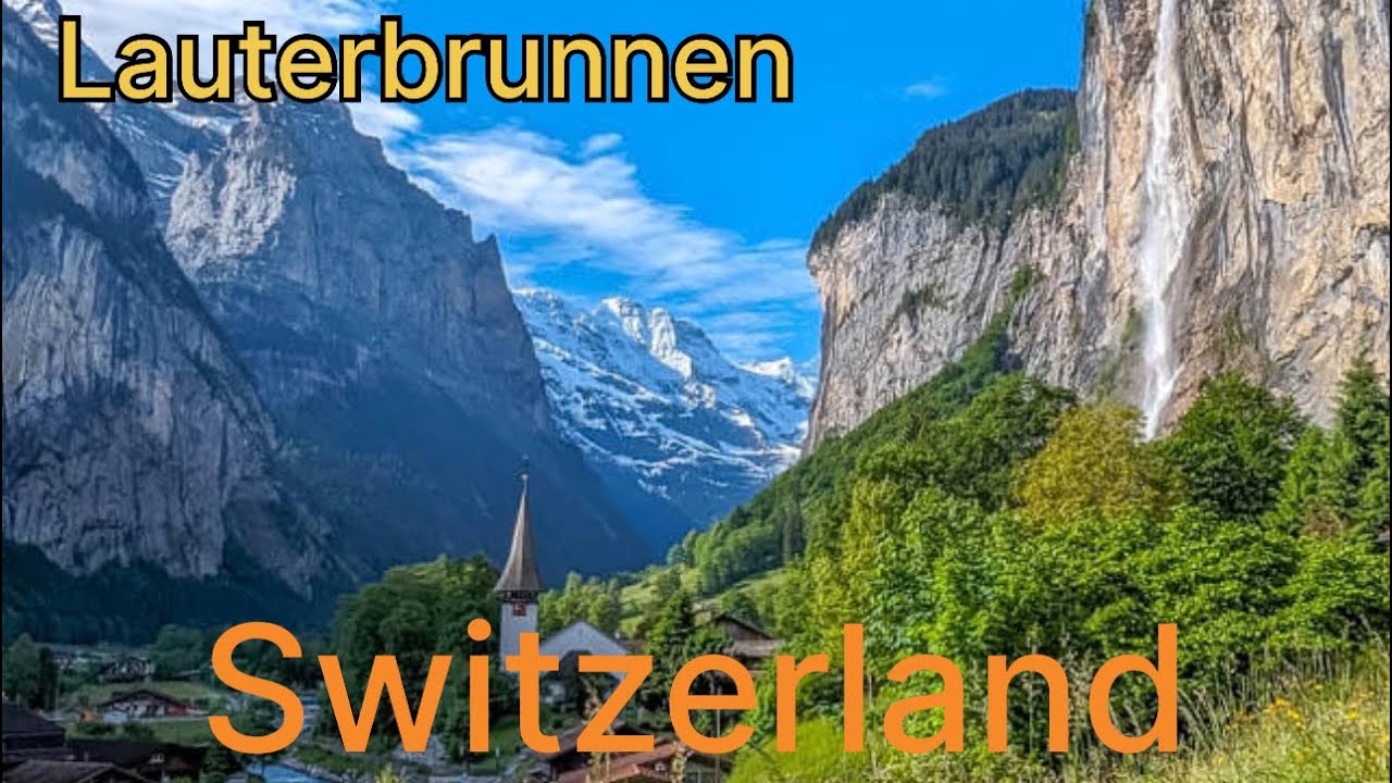 Lauterbrunnen  staubbachfall Switzerland 