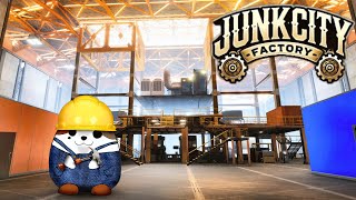 Junkcity Factory Simulator First Look! | Running my own giant Factory!