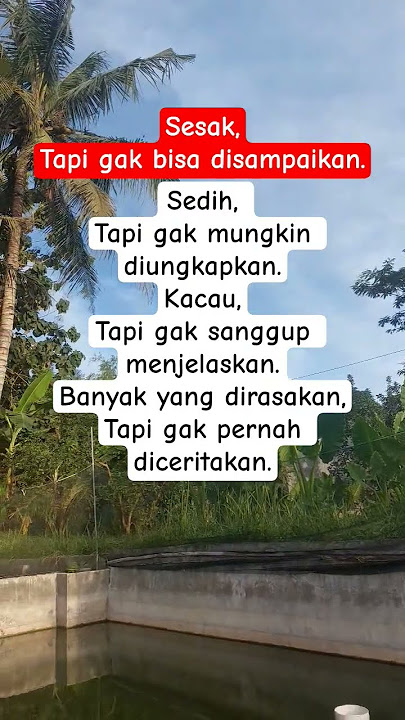 sesak sedih kacau #storywa #quotes #motivasi
