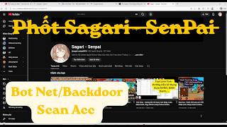 Phốt Sagari Senpai Code Tool Dùng Botnet,Backdoor, scan, lừa acc Ae ninja school | Ninja School