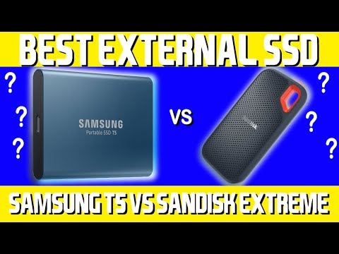 Test SSD externe Samsung T5 / T7 contre Sandisk Extreme V2 - Test - pas  durs, mais costauds ! - MAGAZINEVIDEO