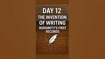 The Invention of Writing ✍️ Humanity’s First Records | 365 Days of Knowledge – Day 12