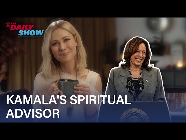Meet the Holistic Thought Advisor Behind Kamala Harris's Speeches | The Daily Show class=