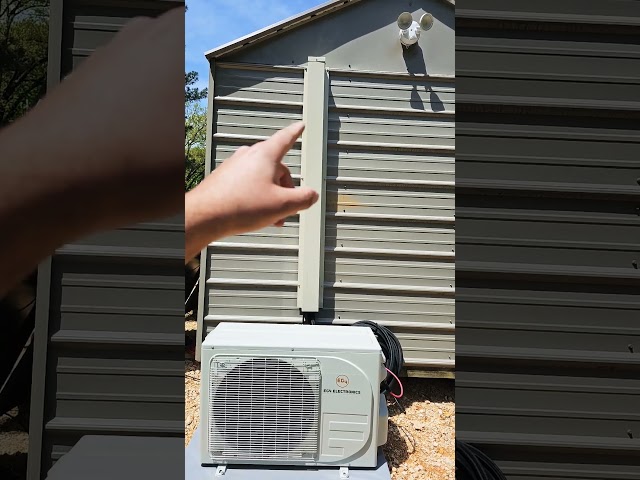 SOLAR POWERED AIR CONDITIONER (HOW TO SWITCH FROM F° to C°) #minisplit #solar