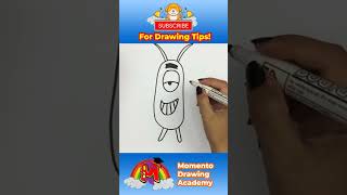 How To Draw Plankton From Spongebob Squarepants Beginner Guide #drawing #drawingtutorial #short