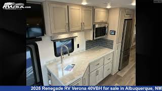 Spectacular 2026 Renegade RV Verona Class C RV For Sale in Albuquerque, NM | RVUSA.com