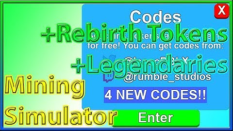 4 New Codes for Mining Simulator | 500M Update | 2019 July