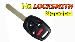 Honda Replace Key Fob Shell | How To  Fix Broken Key Fob Acura | Accord Civic CRV Odyssey Pilot