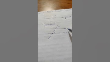 Standard 8th/Chapter 2/Parallel Lines and Transversal