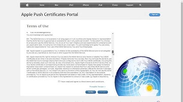 Obtain an APNs certificate to manage iOS devices