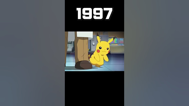 Evolution of Pikachu