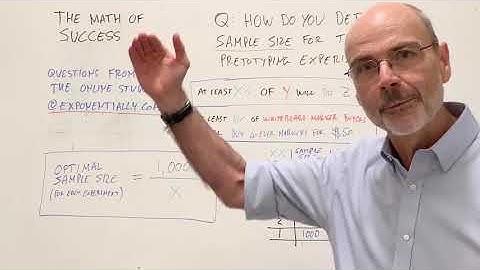 The Math of Success. Q&A: How do you pick the optimal sample size for market research experiments?