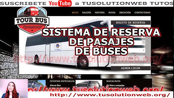 sistema de reservas php mysql - sistema de venta de pasajes online buses