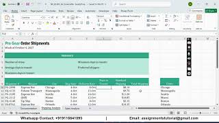 New Perspectives Excel 365 | Module 3: SAM Project A Pro Gear