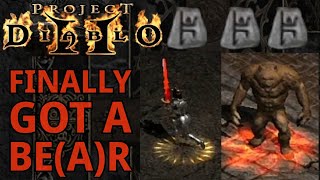 Finally got a BE(a)R in S9 of Project Diablo 2 (PD2) - Holy Fire pala update and 3 frame bear teaser