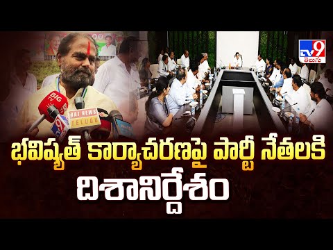 YS Jagan : భవిష్యత్ కార్యాచరణపై పార్టీ నేతలకి దిశానిర్దేశం - TV9 - TV9