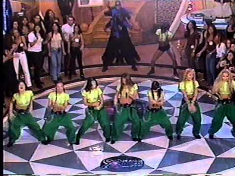 Paquitas New Generation cantando "Planeta Dance" - Planeta Xuxa 25/10/1997
