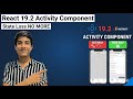 New feature React Activity Component | Performance Optimization #reactjs, #webdevelopment
