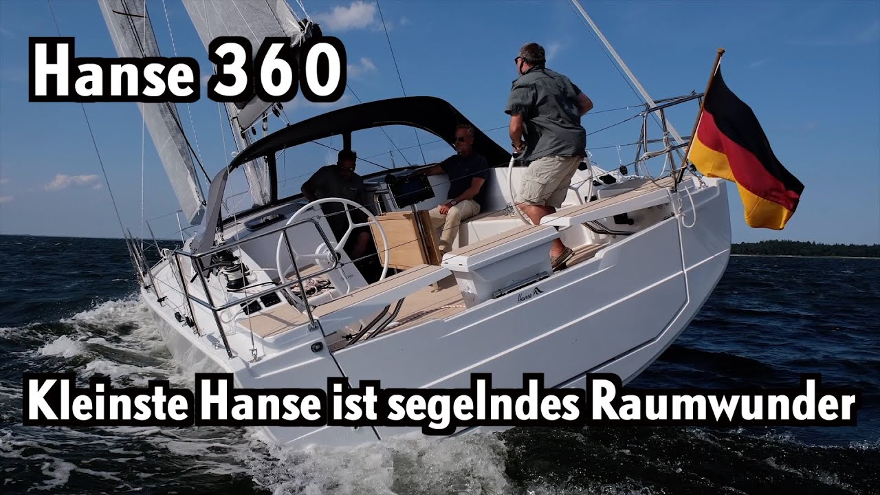 Hanse 360 - kleinstes Fahrtenboot von Hanseyachts ist segelndes Raumwunder